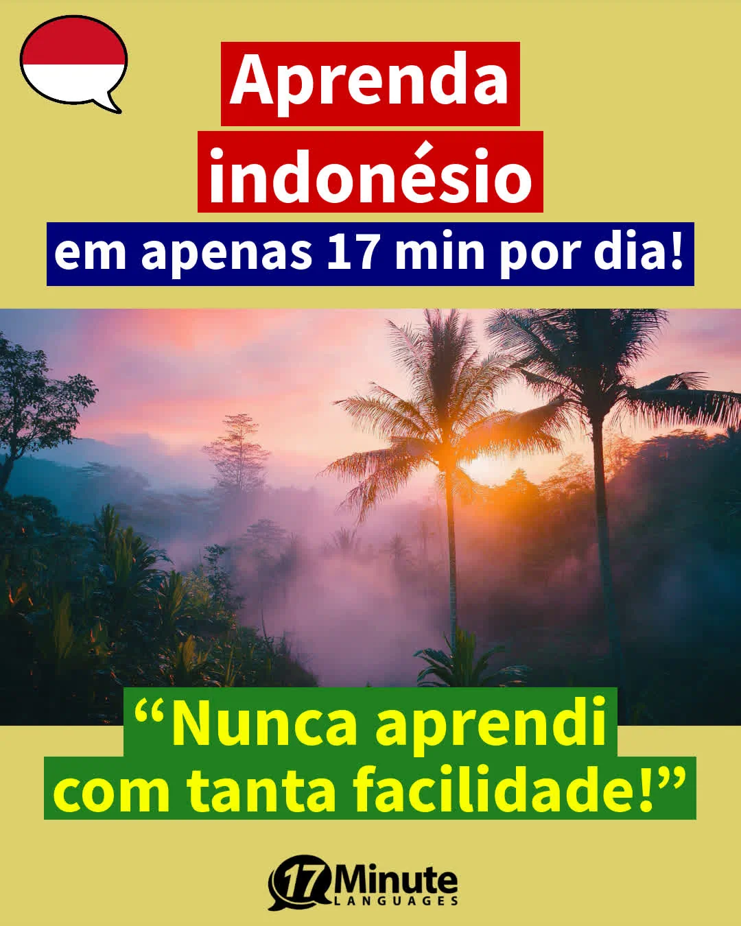 Aprenda indonésio de forma eficiente a partir de temas relacionados à gastronomia e ao turismo! – aprendizado diário