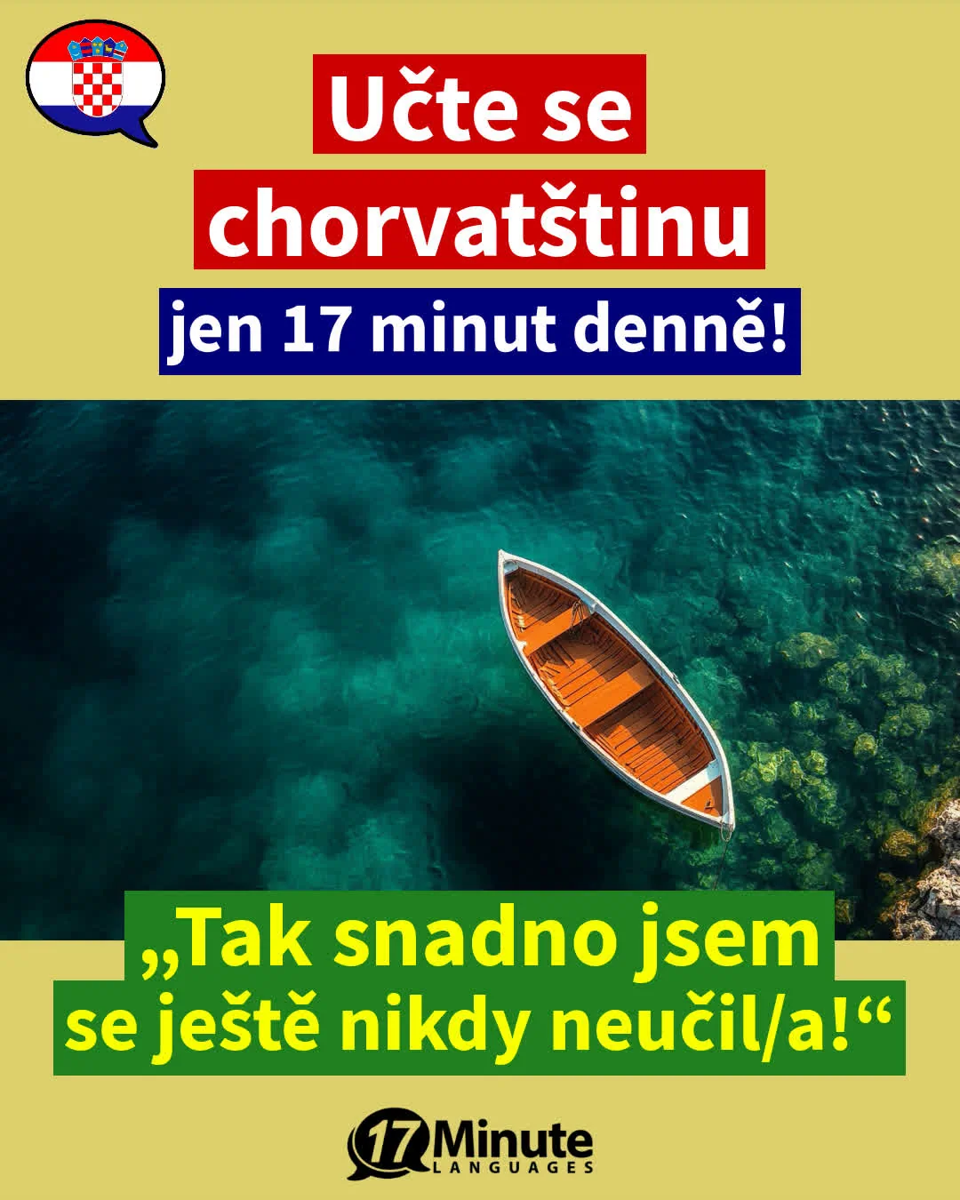 Obchodní kurz chorvatštiny + B2-C2 + bez předplatného (2026) – daily learning