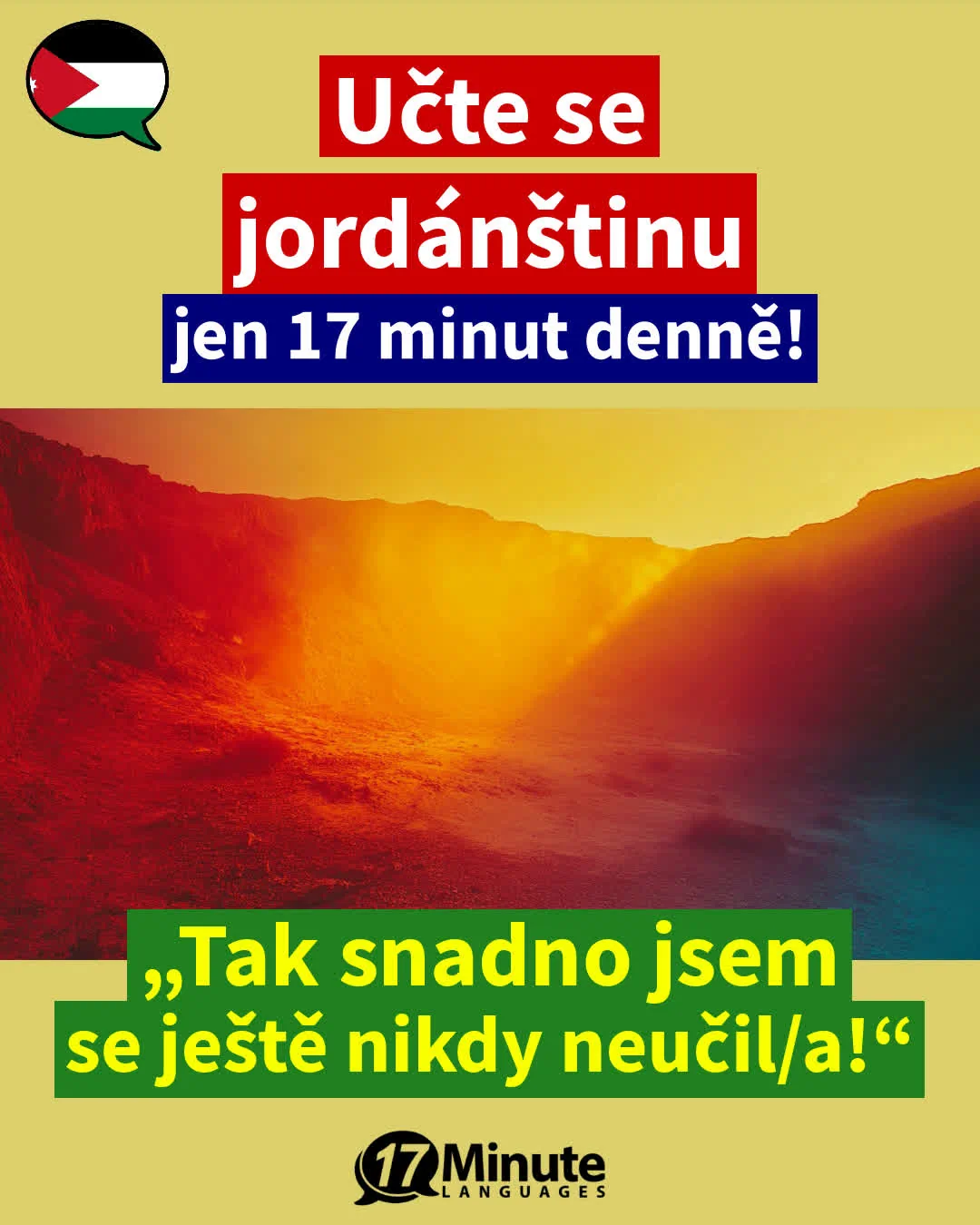 S tímto cvičením odborné slovní zásoby se naučíte více než 2100 jordánských slovíček a dosáhnete úrovně rodilého mluvčího C1/C2 – daily learning