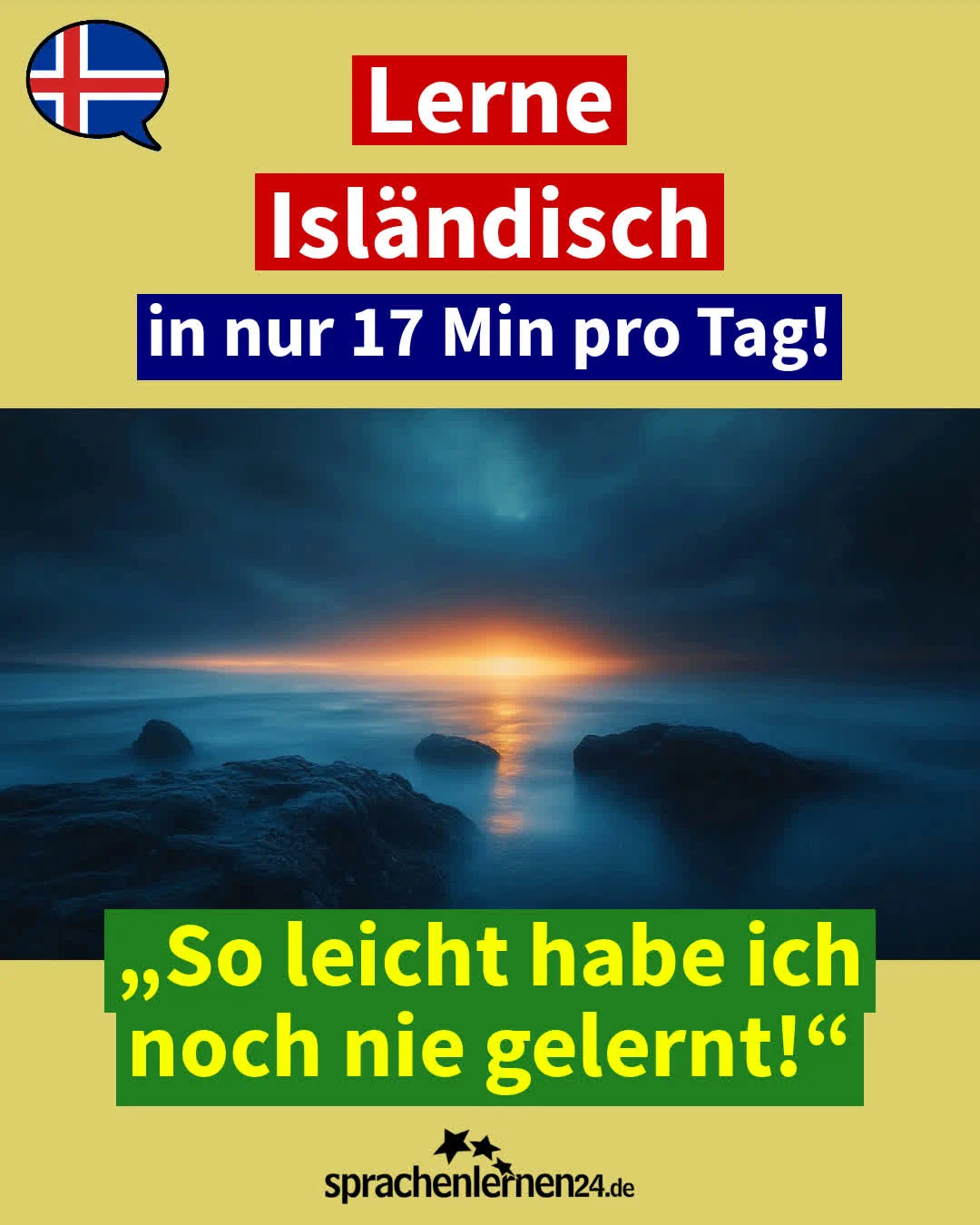 Führen Sie mit dem AI-Konversations-Coach sofort echte isländische Gespräche – für Beruf, Reise, zweisprachige Beziehungen und Ihren neuen Alltag – täglich lernen
