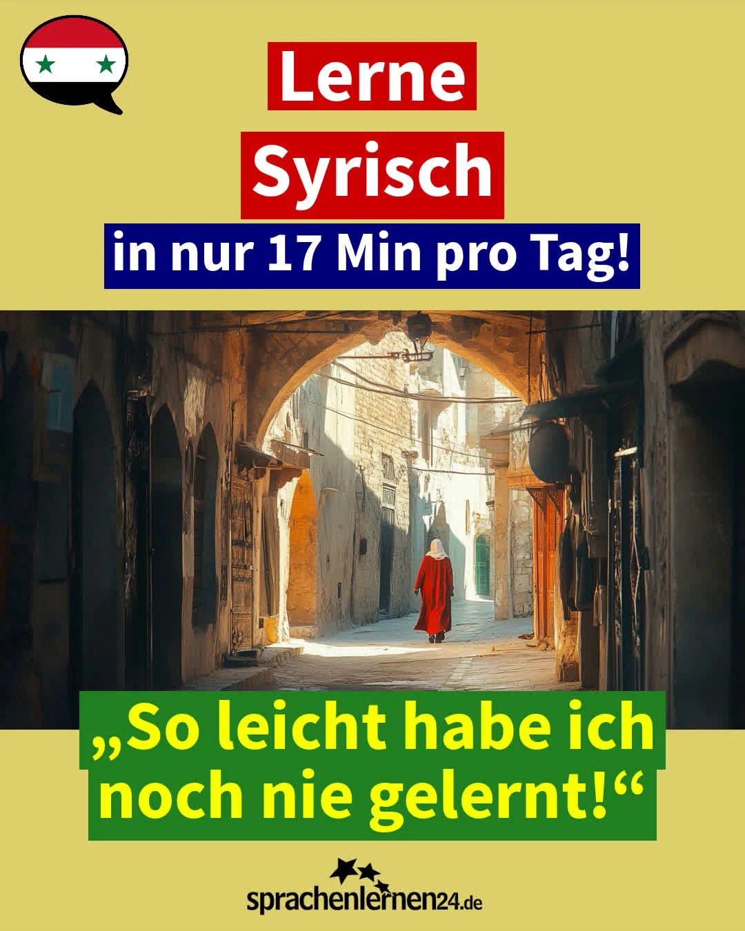 Syrisch-Spezialwortschatz für Auswanderer – täglich lernen