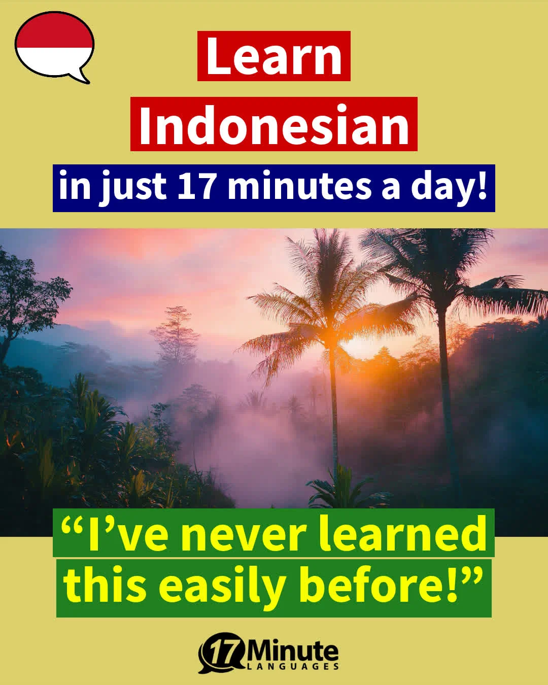 「単語がテーマごとに仕分けられた単語トレーニングコースでインドネシア語を学ぶ」 – daily learning
