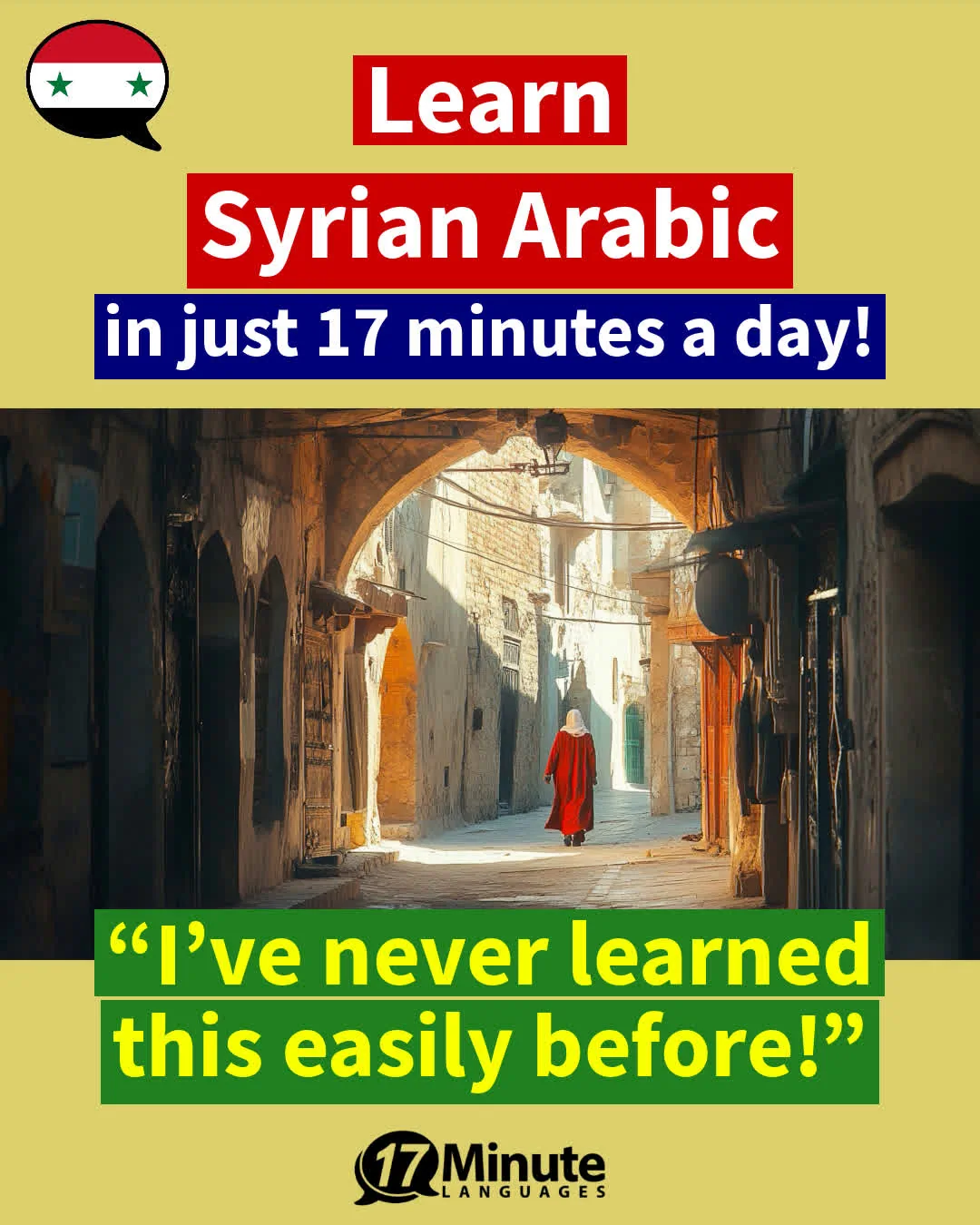 Günde sadece 17 dakikanızı ayırarak, geleneksel yöntemlere göre çok daha hızlı ve etkili Süryanice öğrenin! – günlük öğrenme
