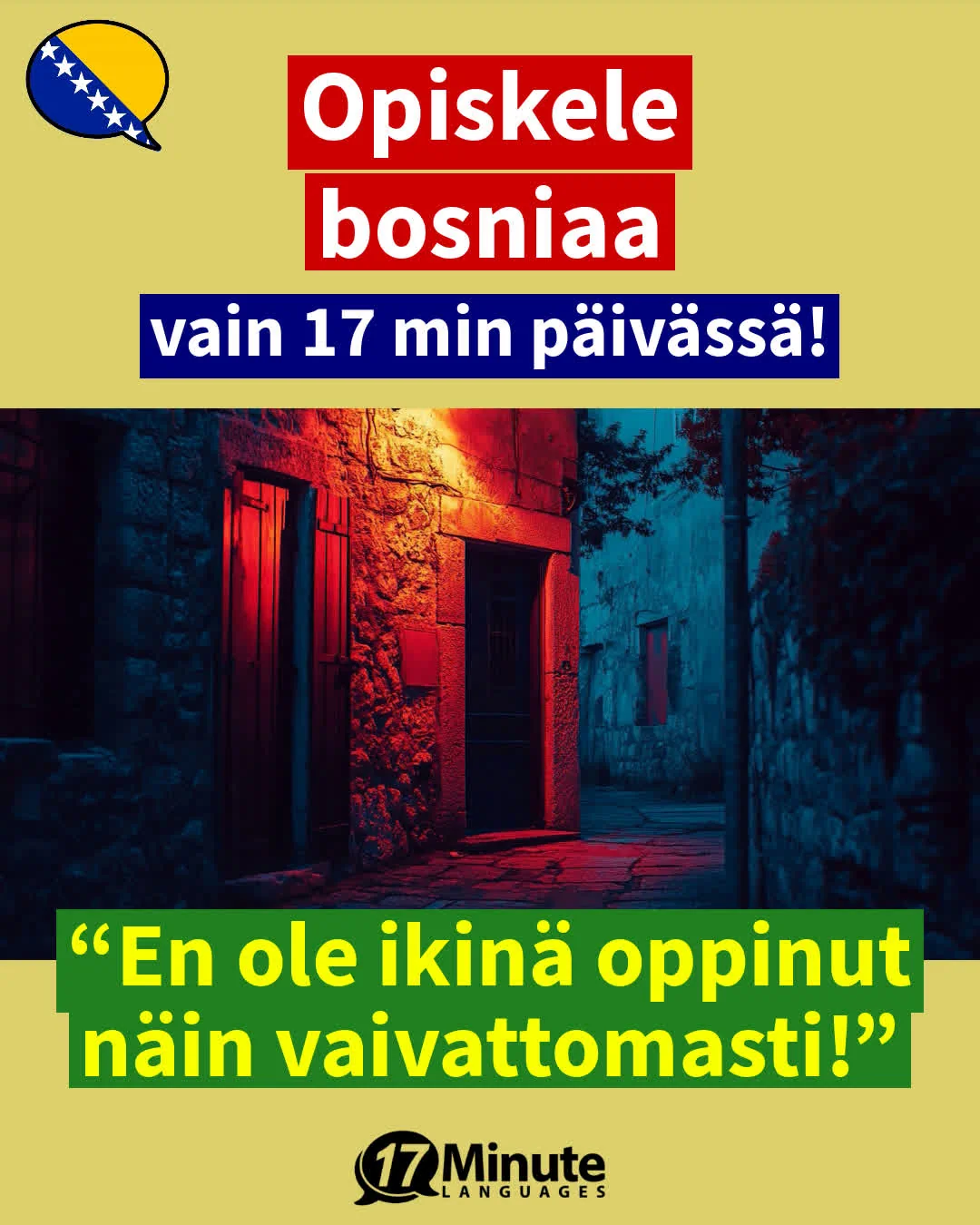 Bosniaa edistyneille: Jatkokurssilla opit puhumaan sujuvasti bosnian kieltä! – daily learning