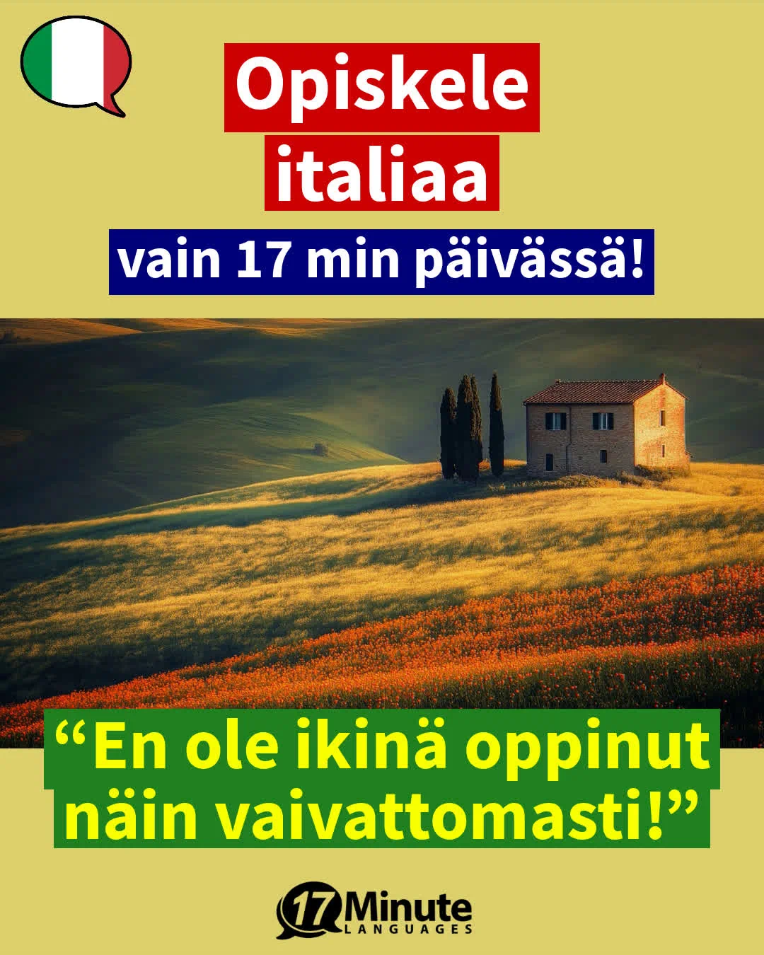 Italiaa edistyneille: Jatkokurssilla opit puhumaan sujuvasti italian kieltä! – daily learning