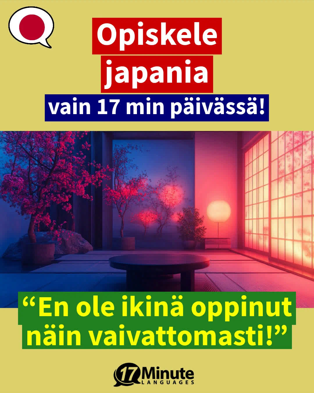 Muutto Japaniin: Erikoissanasto ja sanastoharjoitus muuttajalle – daily learning