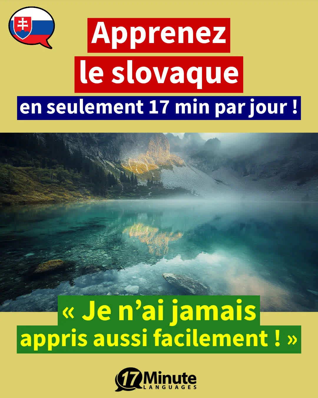 La préparation idéale pour toutes celles et ceux qui souhaitent partir travailler en tant qu'au pair en Slovaquie – apprentissage quotidien
