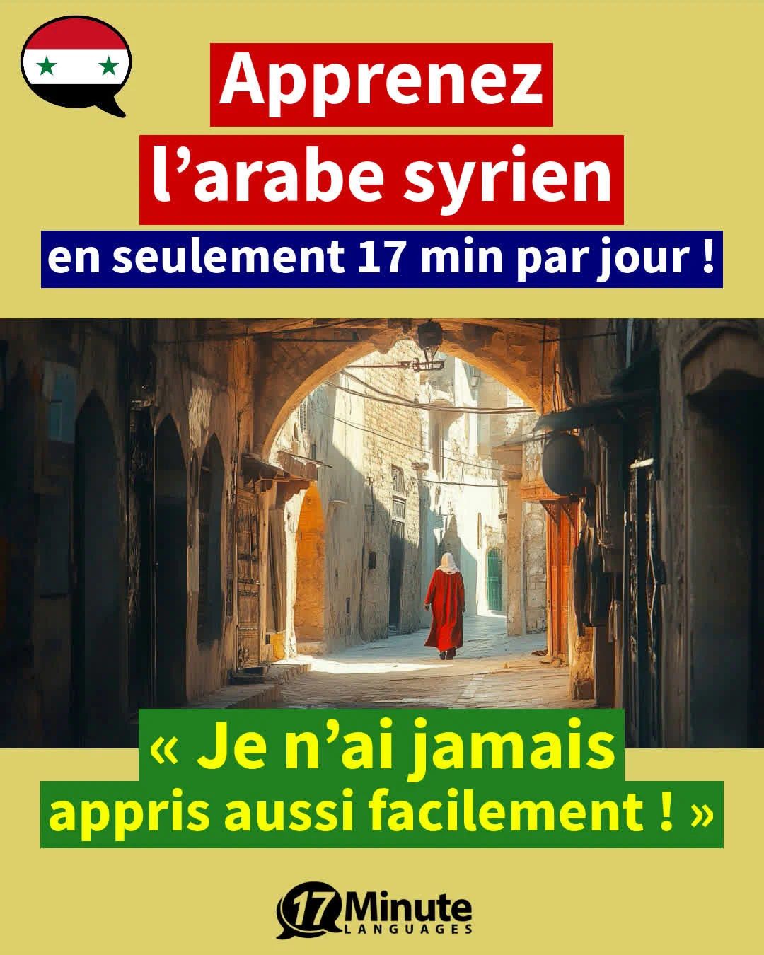 La préparation idéale pour toutes celles et ceux qui souhaitent partir travailler en tant qu'au pair en Syrie – apprentissage quotidien