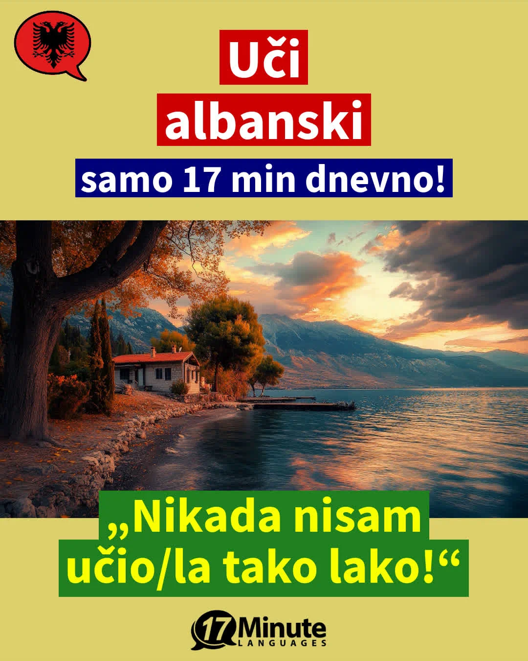Uz ovu vježbu stručnih izraza, naučit ćete preko 2.100 riječi na albanskom i steći nivo materinjeg jezika C1/C2 – daily learning