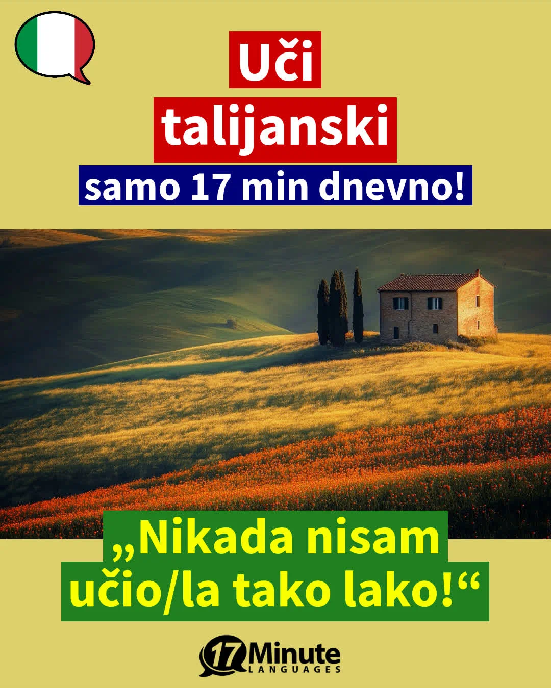 Učenje talijanskog za napredne: Uz ovaj tečaj talijanskog govorit ćete tečno! – daily learning