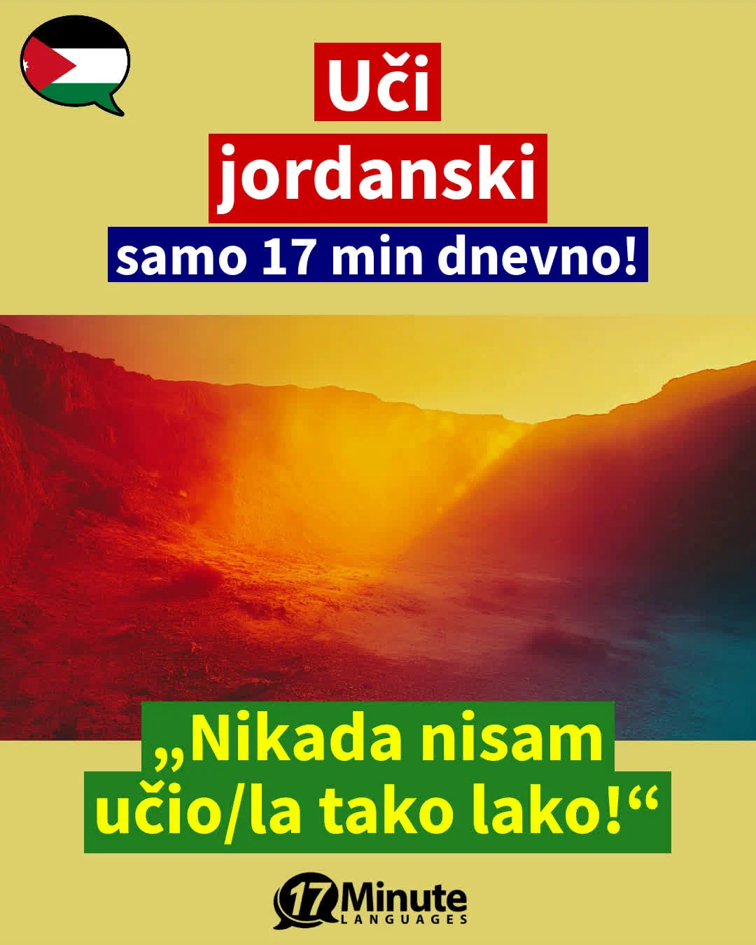 Učenje jordanskog za napredne: Uz ovaj tečaj jordanskog govorit ćete tečno! – daily learning