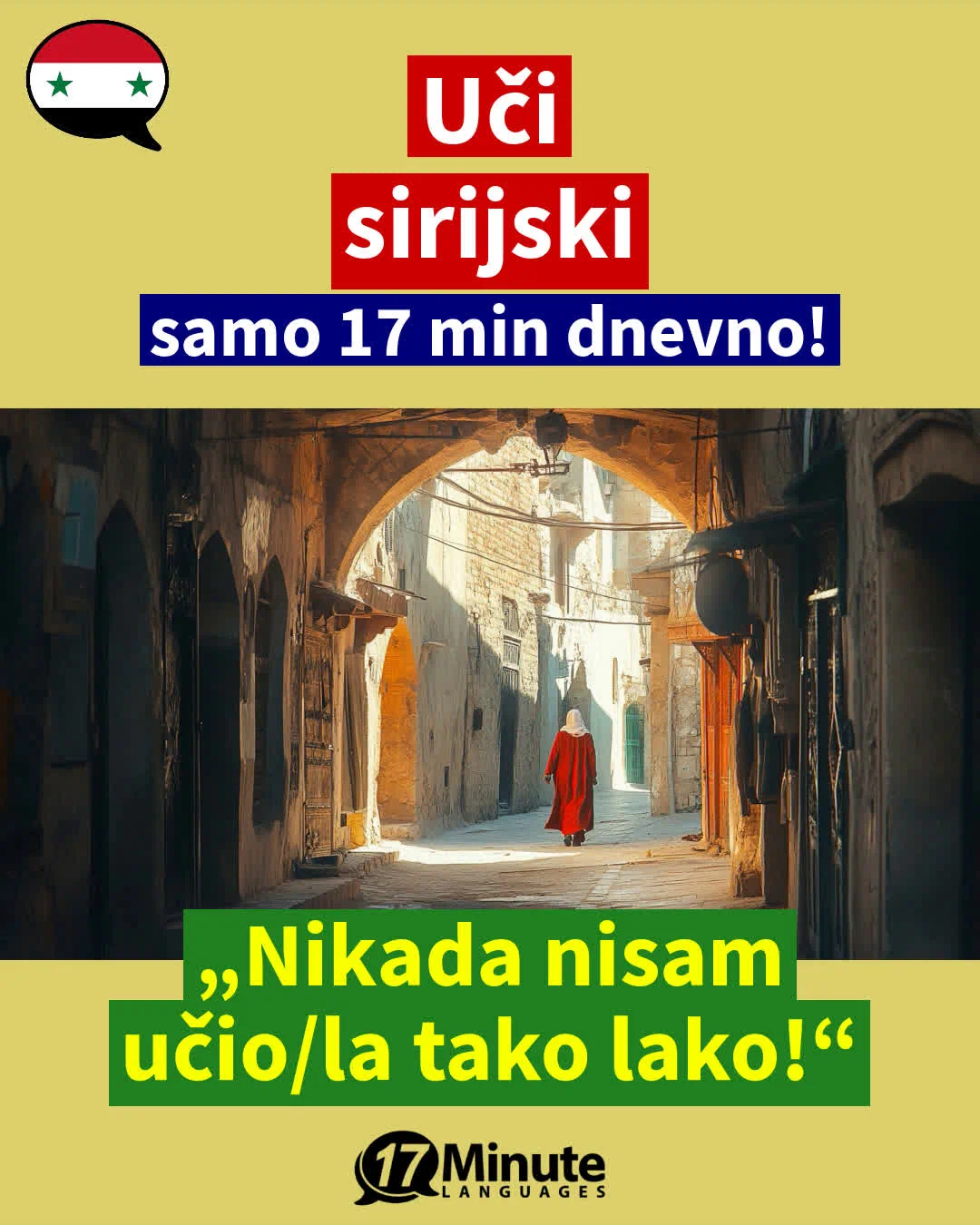 Učenje sirijskog za napredne: Uz ovaj tečaj sirijskog govorit ćete tečno! – daily learning