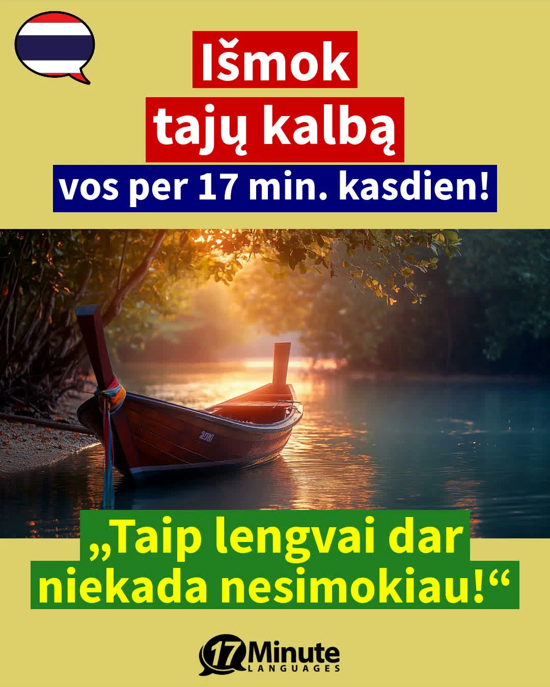 Išmokite sklandžiai verslo tajų kalbos! – daily learning