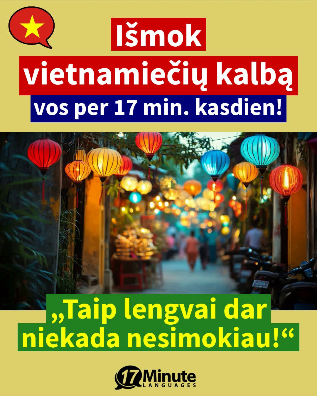 Su šiuo specializuotu žodžių treniruokliu išmoksite vietnamiečių kalba daugiau nei 2100 žodžių ir pasieksite gimtakalbio C1 / C2 lygius – daily learning