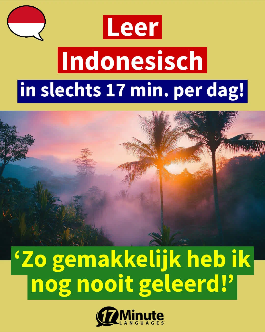 Indonesisch-Businesscursus + B2-C2 + zonder abonnement (2026) – dagelijks leren
