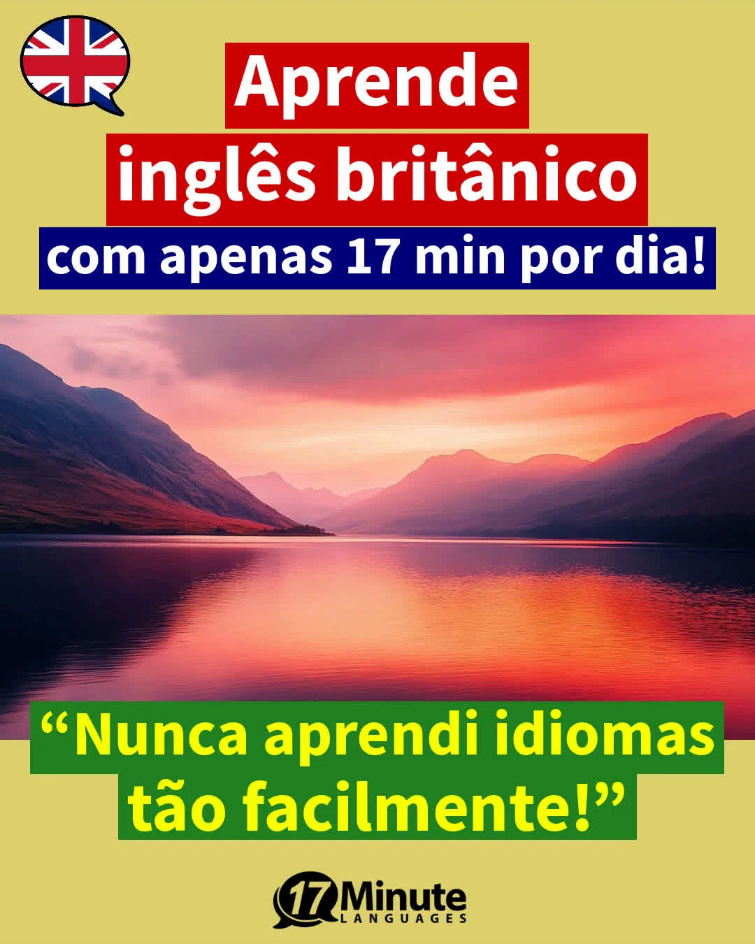 Ensina inglês americano muito mais rapidamente do que com os métodos de ensino convencionais – com apenas 17 minutos de tempo de aprendizagem por dia! – aprendizagem diária