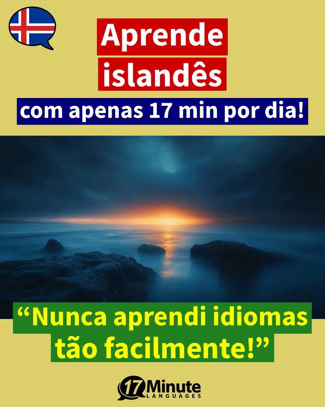 Com este treinador de vocabulário avançado aprenderá mais de 2100 palavras em islandês e atingirá o nível de um falante nativo C1/C2 – aprendizagem diária
