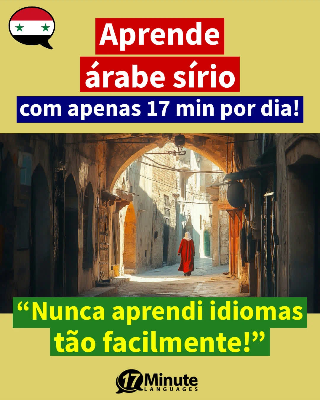 Com este treinador de vocabulário avançado aprenderá mais de 2100 palavras em árabe sírio e atingirá o nível de um falante nativo C1/C2 – aprendizagem diária