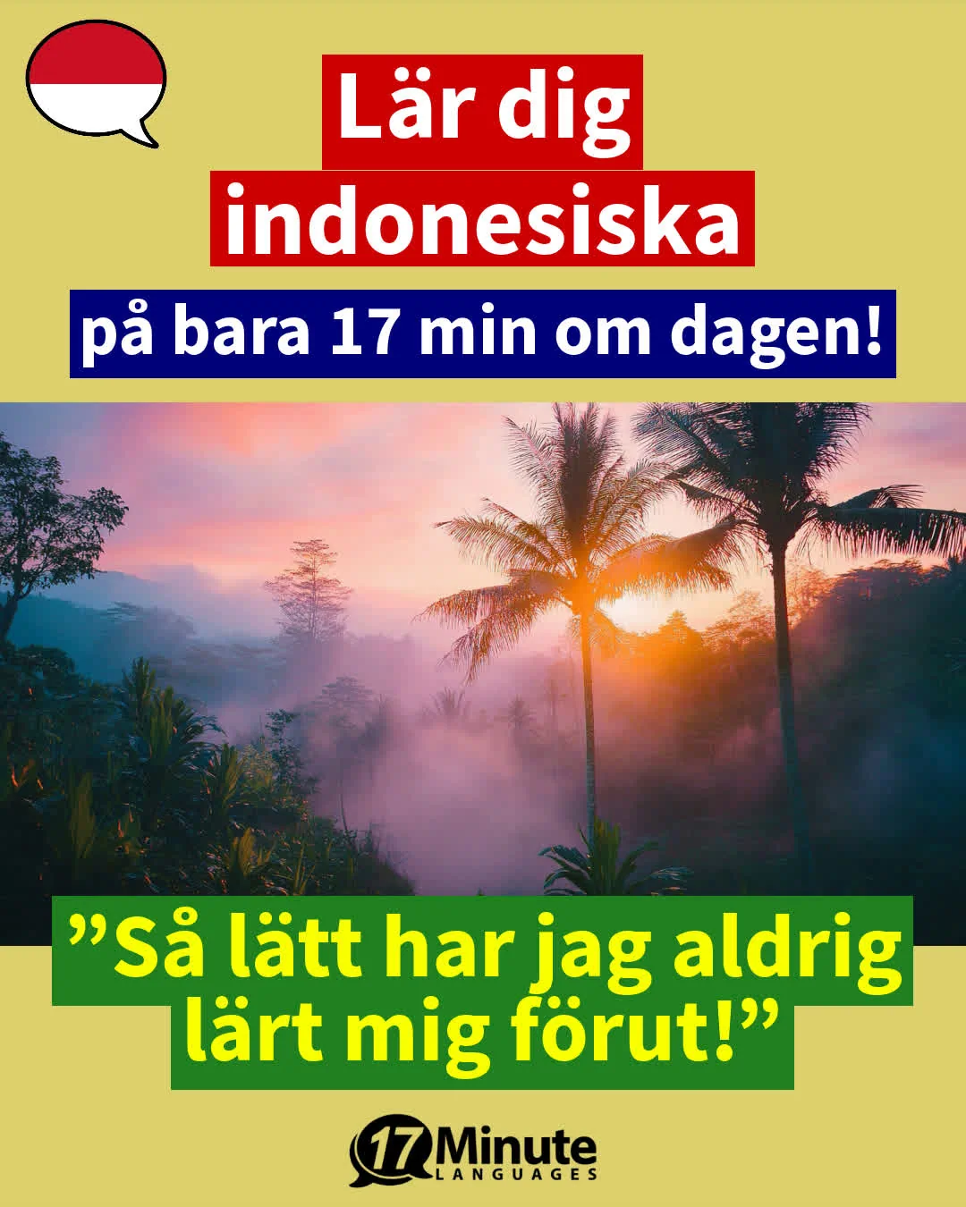 Lär dig indonesiska på avancerad nivå: Tala indonesiska flytande med fortsättningskursen! – daily learning