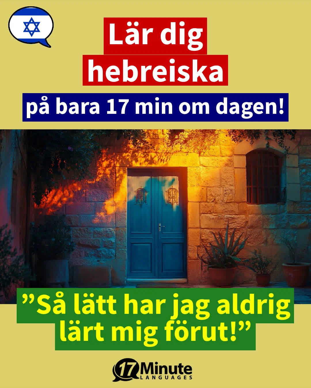 Lär dig hebreiska på avancerad nivå: Tala hebreiska flytande med fortsättningskursen! – daily learning